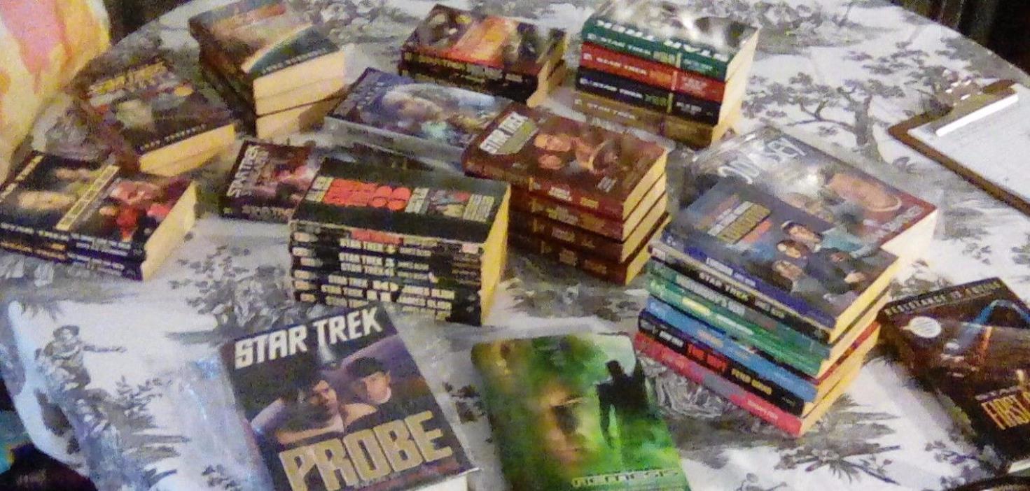 Lot of (38) STAR TREK Books - 3 Hardcovers, 35 Paperbacks - No Duplicates