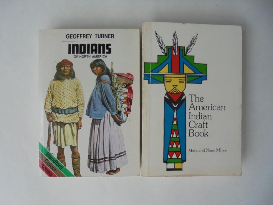 2 Lot Indians North America American Indian Craft Book Nono Minor History