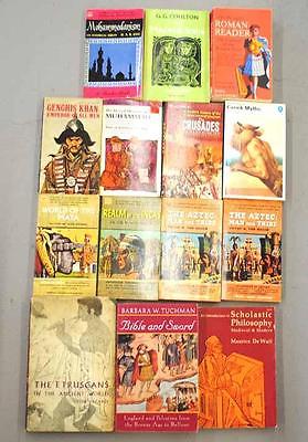 Collection of 14 Ancient History Books,Many Vintage Pbks.,Genghis Khan,Mohammed