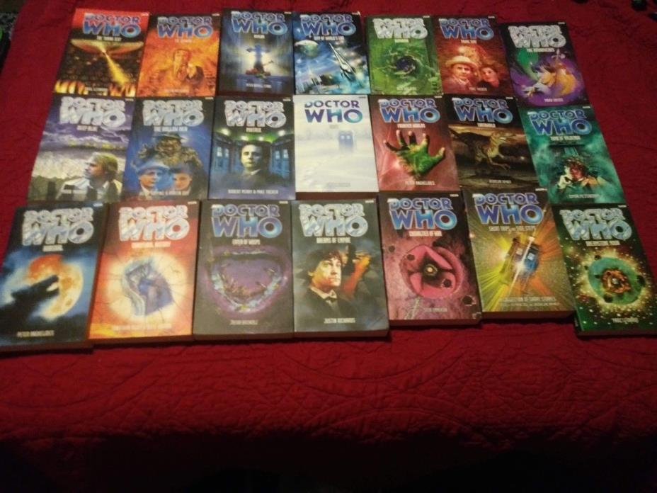 LOT OF 93 DR. WHO BOOKS, ASST. NEW ADVENTURES/FEW HARDCOVERS, ETC. GREAT SHAPE