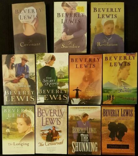 Beverly Lewis Lot of 13 Christian Fiction Amish Trade Paper