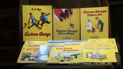 H.A. Rey Curious George Book Lot of 21