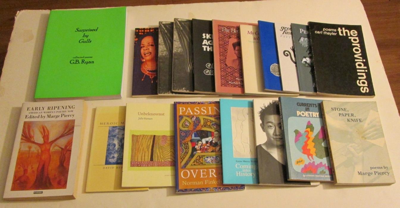Lot of Poetry & Poem Books OOP Vintage & Modern 70s 80s 90s RARE Art Writing