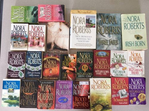 Nora Roberts Lot 25 Books MacGregors Calhoun Irish Born Summer Reading