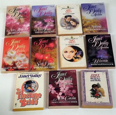 Janet Dailey Paperback Lot of 21 Books Fiction Romance Novels