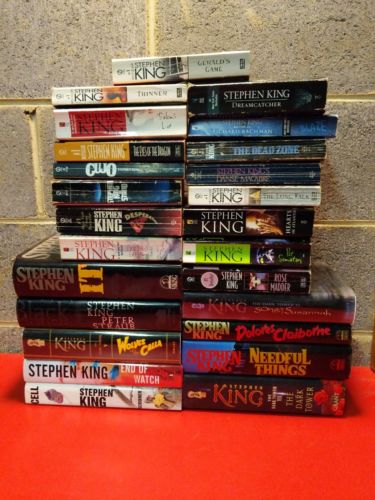 Lot of 25 Stephen King Books Hardcover Paperback Fiction Suspense