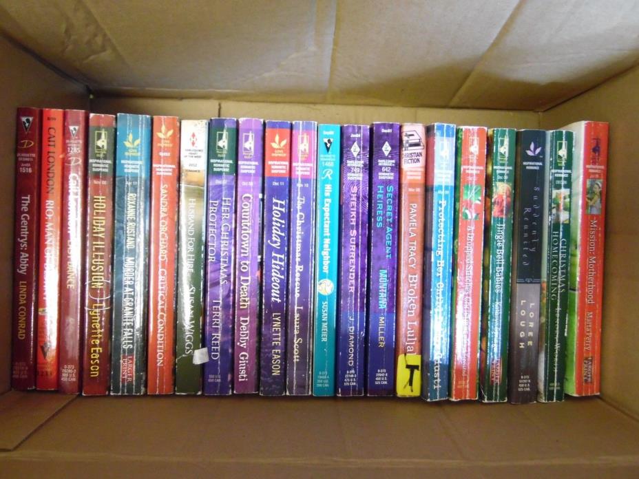 Large Lot of 37 Harlequin & Silhouette Series Romance Paperback Books