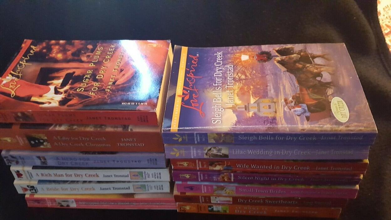 Janet Tronstad, lot of 14 (in 13 books) Dry Creek Series & more (Love Inspired)
