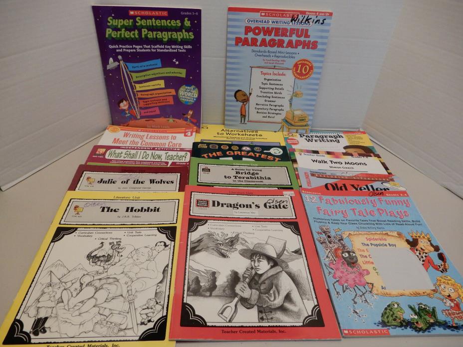 Elementary ELA Resource Books Literacy Writing Novels 3rd 4 5 Grade Homeschool