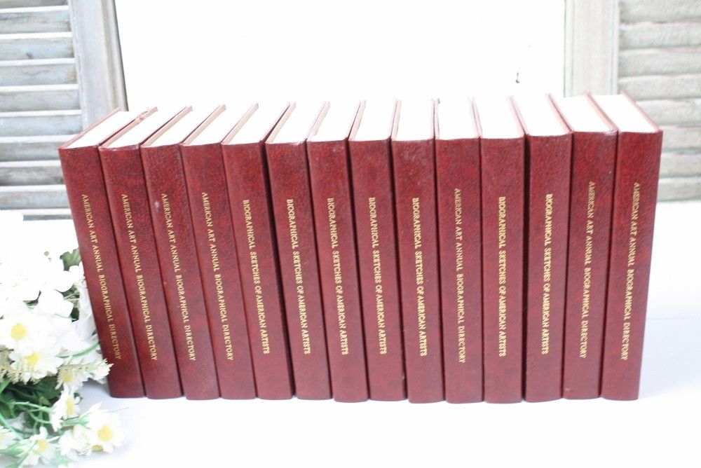 American Art Biogrphical Directory & Sketches 14 Volume Set 1860 to 1933 Reprint