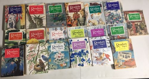 Readers Digest Book Lot 1961 -1964 1960s Lot Of 19 Books