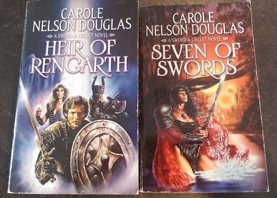Carole Nelso Douglas - Sword & Circlet Series - 2 Book Lot Set - Rengarth Seven!