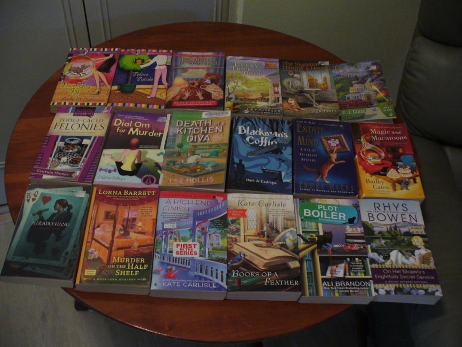 Cozy Mysteries ( Lot of 18)