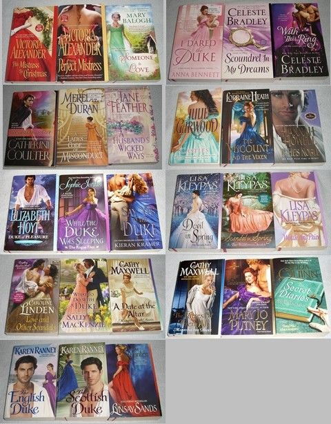 Lot of 27 Historical Romance Books~Quinn~Kleypas~Putney~Howell~Garwood~Feather