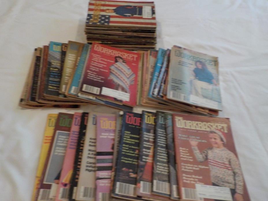 VINTAGE Lot of 70 ISSUES THE WORKBASKET and HOME ARTS Years 1974 thru 1981
