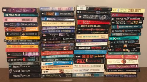 Lot of 70 paperback mysteries; Lot 5