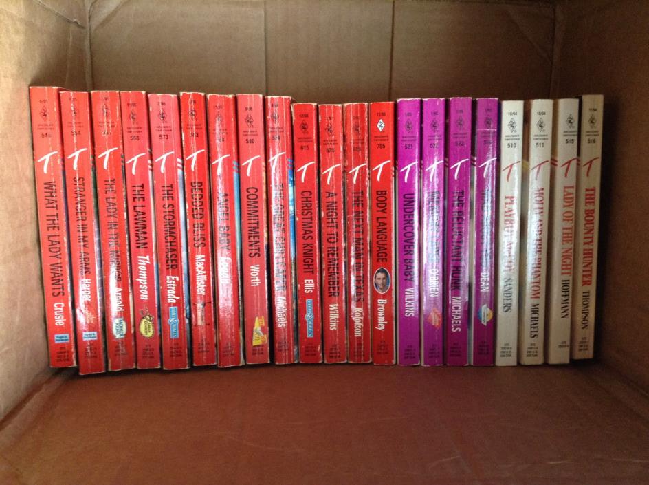 54 Harlequin Temptation Blaze Desire Romance Book Lot