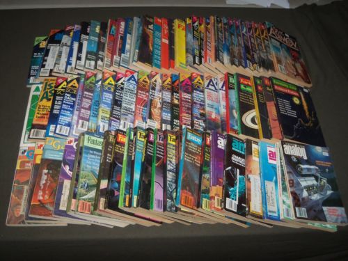 1965-1992 SCIENCE FICTION MAGAZINE LOT OF 91 - ANALOG - GALAXY - CW 6008