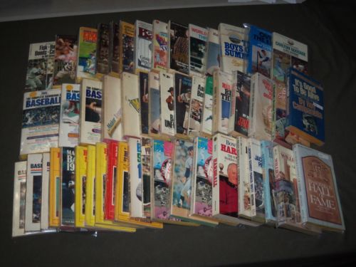 1950'S-1980'S ASSORTED BASEBALL PAPERBACK BOOKS LOT OF 51 - CW 6006
