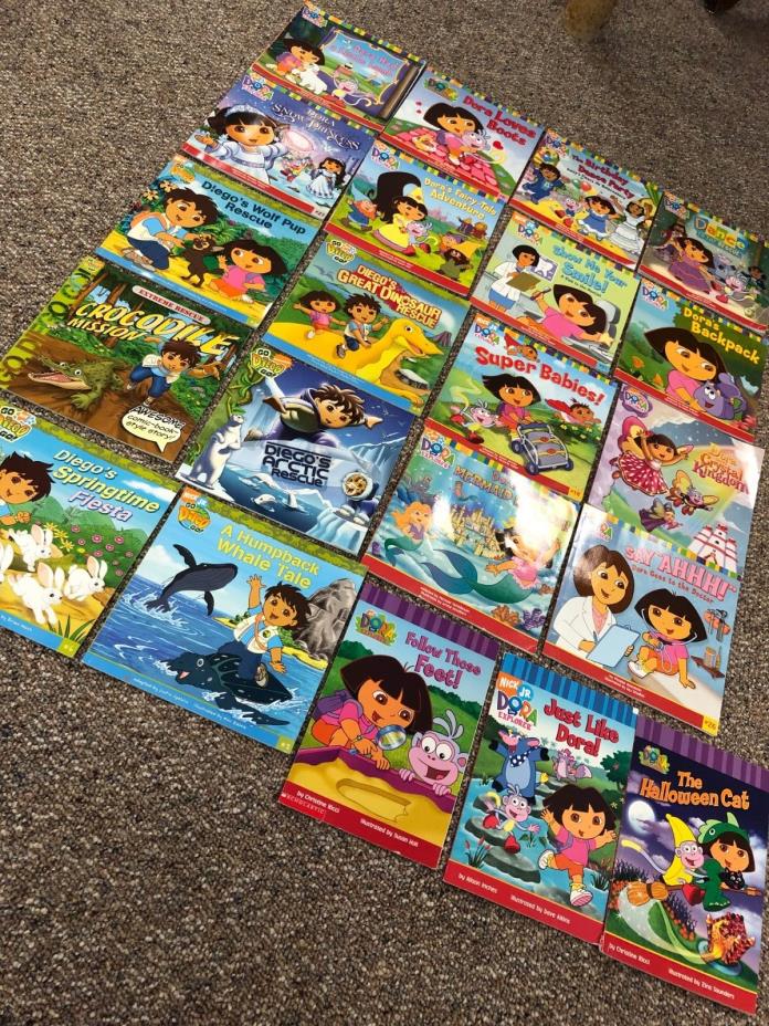 21 Books, DORA THE EXPLORER and Go DIEGO GO