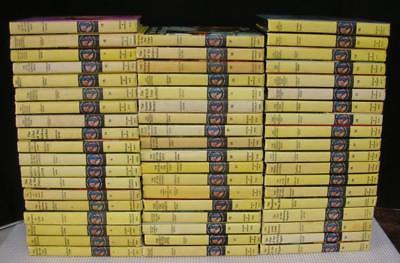 Lot of 56 NANCY DREW MYSTERY Series Carolyn Keene Hardcover Yellow Matte 1-56
