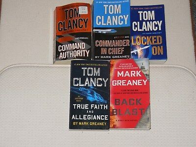 TOM CLANCY  AND VARIOUS AUTHORS 9 Paperbacks