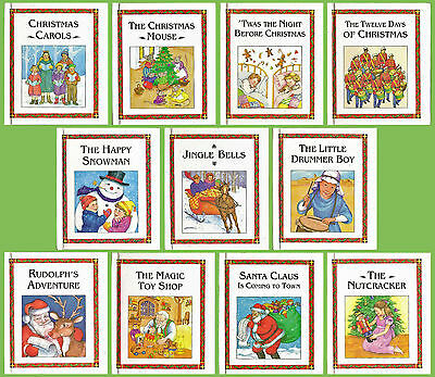 Mini-holiday books: Jingle Bells, Rudolph's Adventure, Christmas Mouse Carols +7