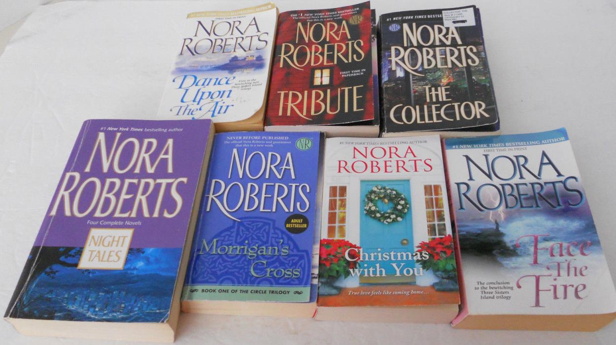Nora Roberts Paperback Books Lot Of 7