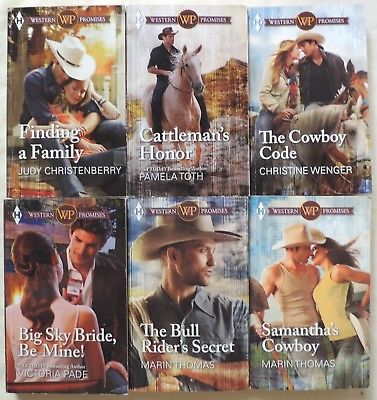 6 PBs in Harlequin WESTERN PROMISES Series RODEO/WESTERN ROMANCE Marin Thomas++