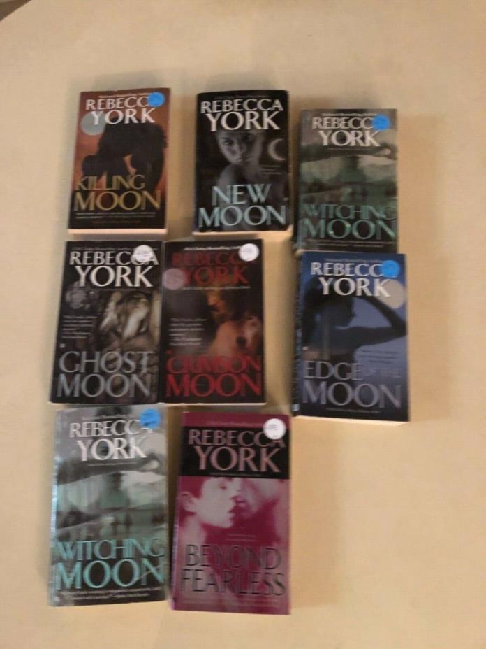 Rebecca York Lot of 8 P B Books !