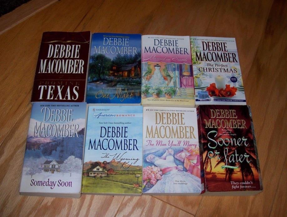 Lot of 8 Debbie Macomber Books