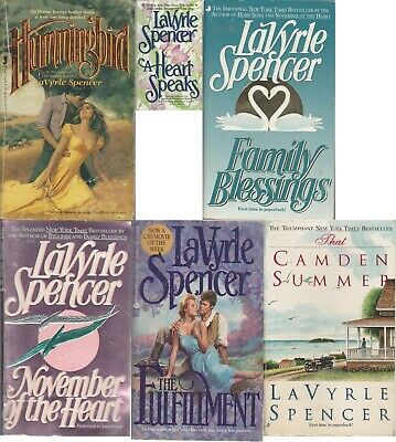 LaVyrle Spencer lot of 6 mass-market paperback novels good acceptable condition