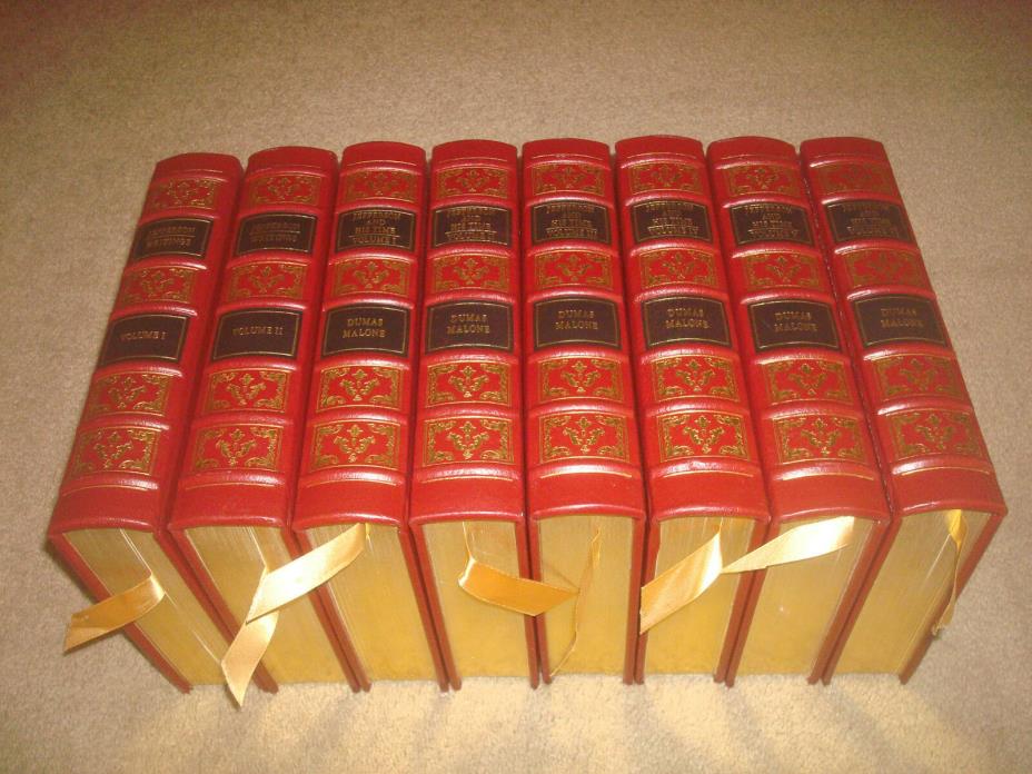 Jefferson and His Time Volume 1-6 + Writings BOOK LOT Dumas Malone Easton Press