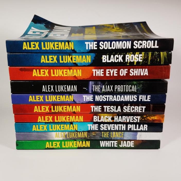 Alex Lukeman The Project Series Books 1 to 10 Spy Thrillers