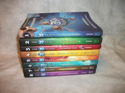 S544  39 Clues Adventure Fiction Young Adults PB HC Lot 8 No Cards