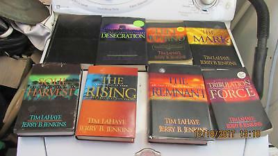 8 Lahaye Books The Mark,Desecration,Remnant,Harvest,Rising,Trib force,Left Behin