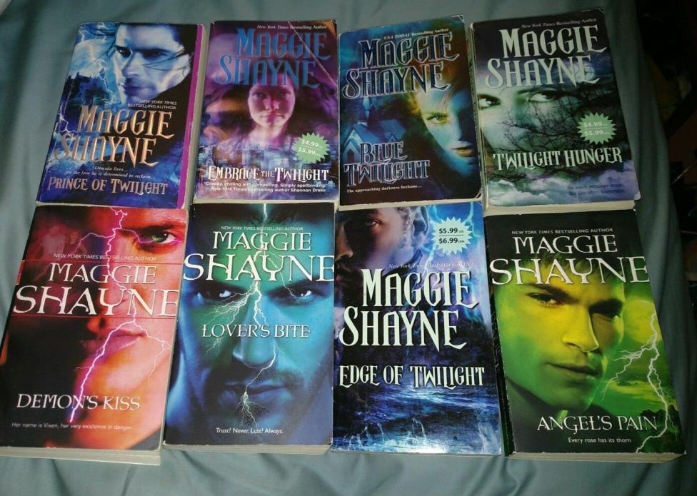 Lot of 8 Maggie Shayne Paranormal Romance Books Suspense