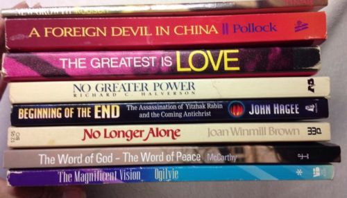 8 Books RELIGION - CHRISTIANITY John Hagee / James Robinson / Joan Winmill Brown