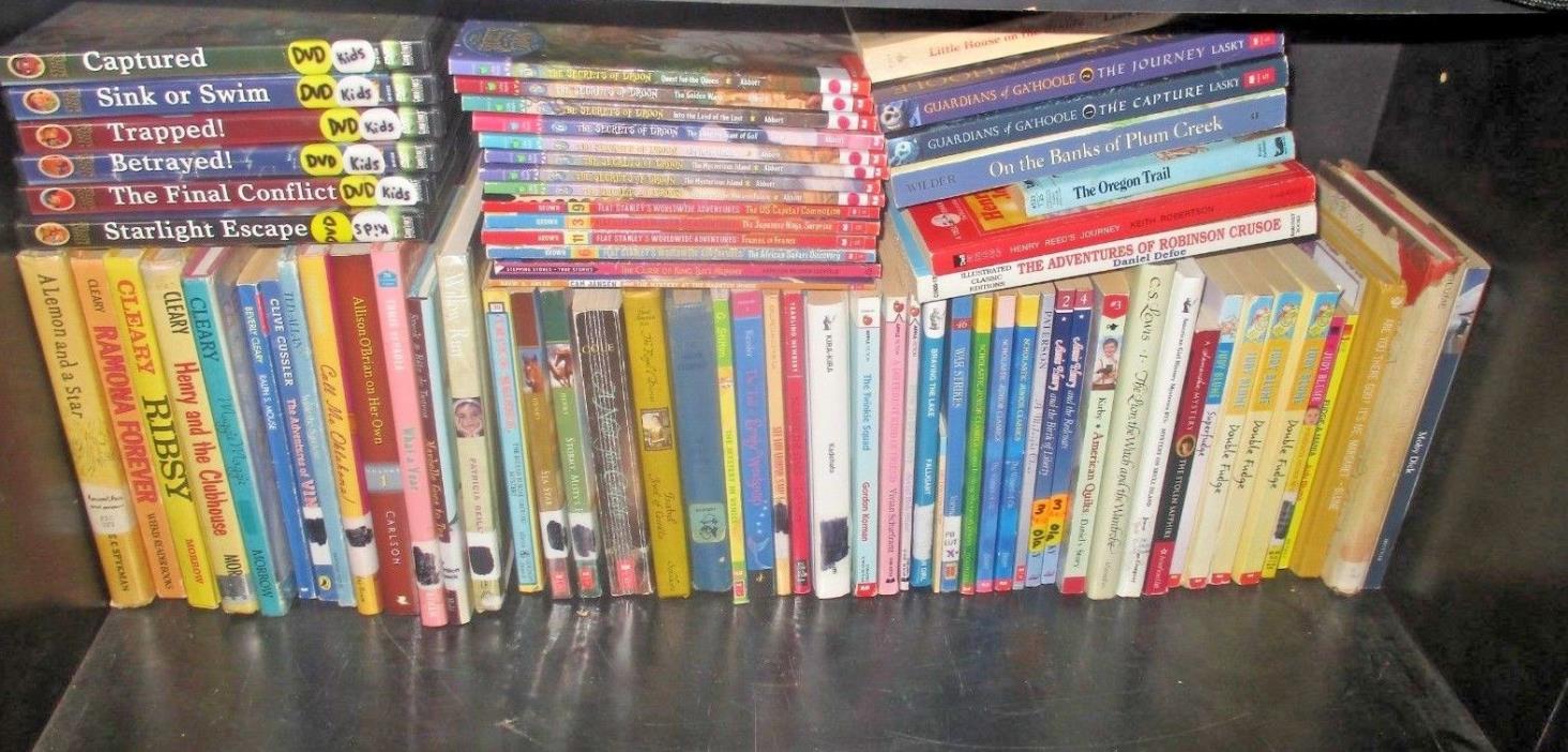 *Pick 10* Lot of chapter books Ramona Forever Story Keeper DVDs  Double Fudge
