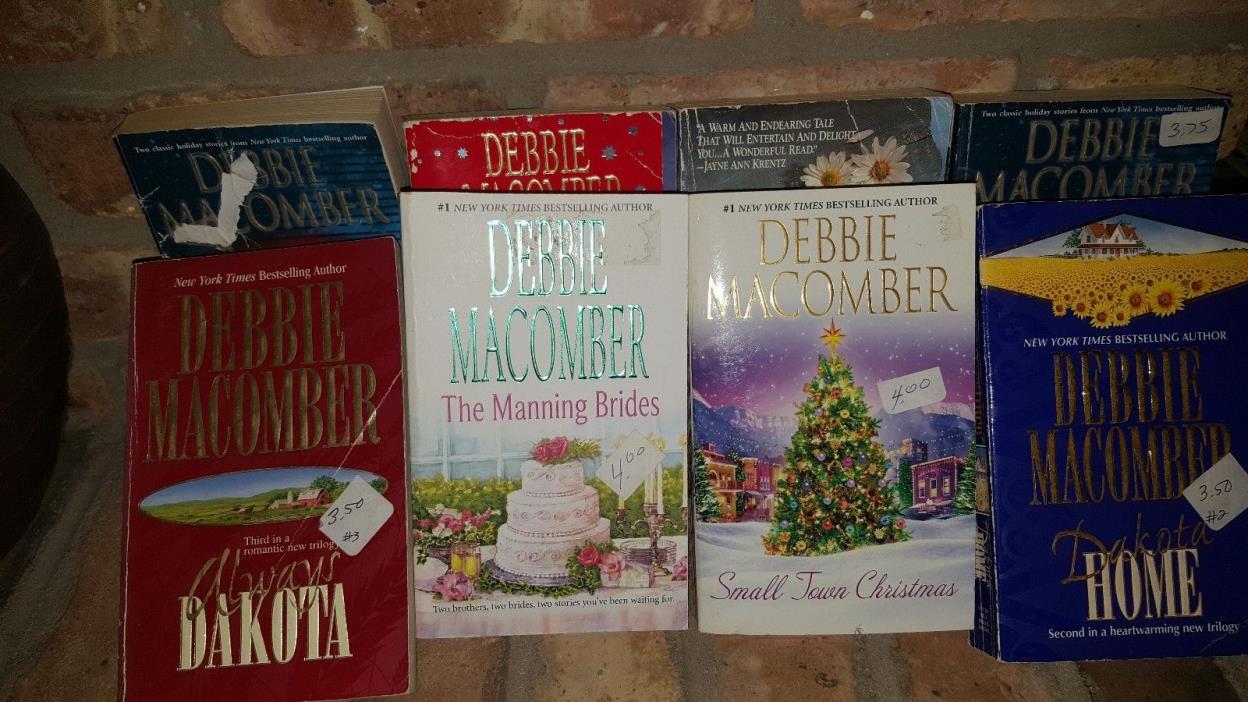 DEBBIE MACOMBER Paperbacks - 8 books book  FREE SHIP Bundle romance set paper