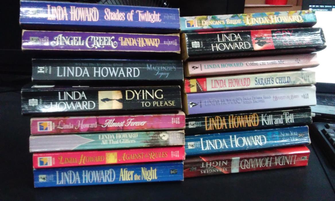 16 Linda Howard Mackenzies Suspense Romance Some Older Ones