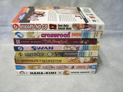 S298 Manga Teen Graphic Novels Comic Japan 8 Book Lot