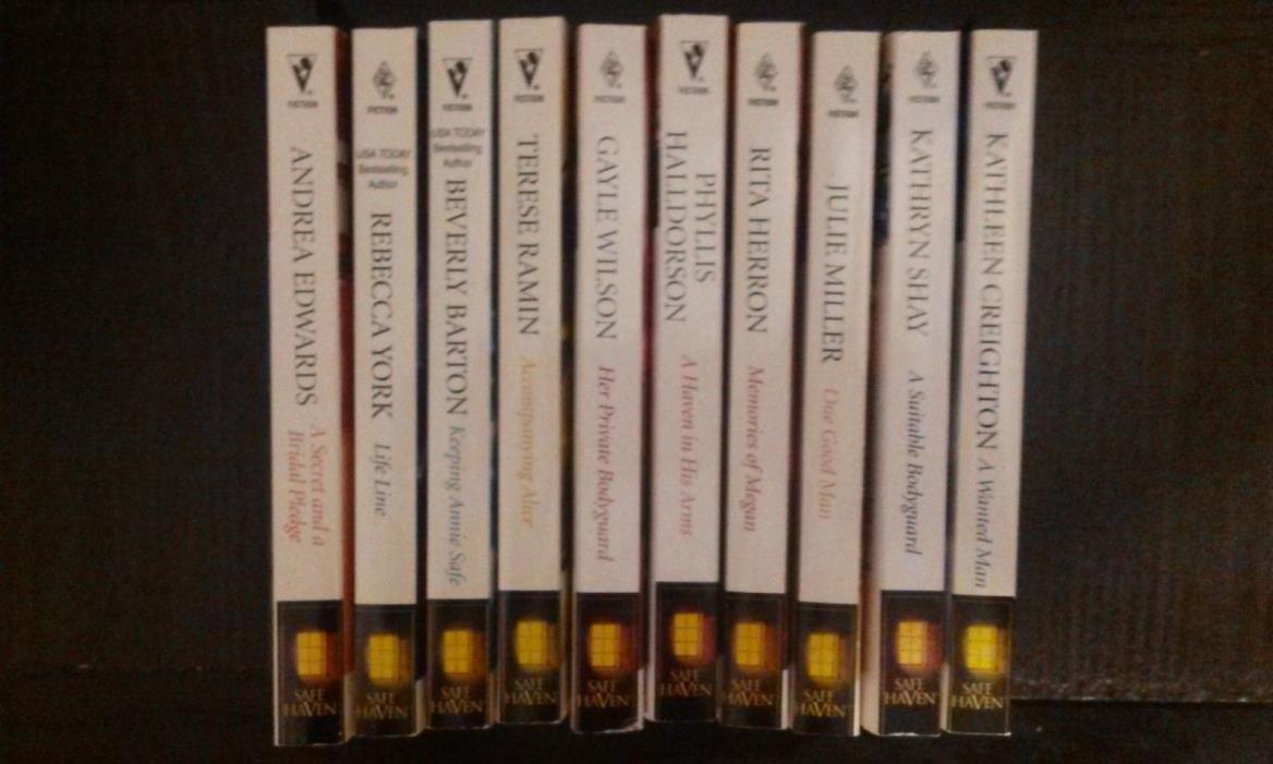 Harlequin/Silhouette Safe Haven: Lot of Paperback Romance - Various Authors