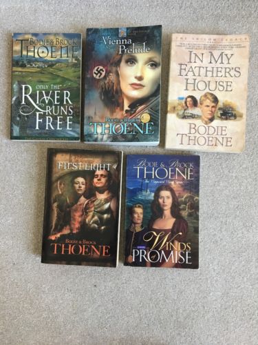 Lot of 5 Brock/Bodie Thoene - Christian Historical Fiction - pbs - FREE SHIP