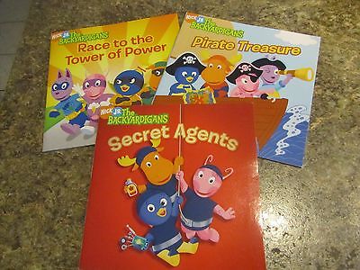 Lot of 3 Backyardigans - Race to Tower of Power Secret Agents - FOL