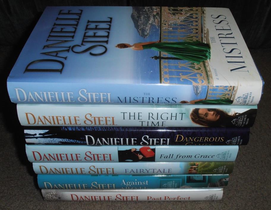 7 Danielle Steel novels, 2017-2018 hardcovers w/ dust jackets, 1st 1st editions