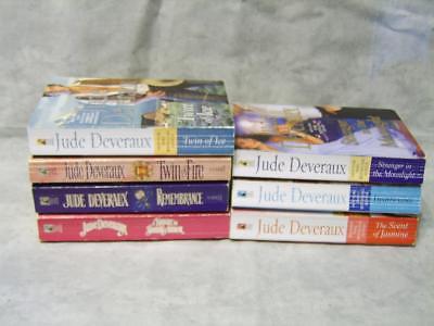 S106 Jude Deveraux Novels PB Romance Suspense Twin of Ice and Fire 7 Book Lot