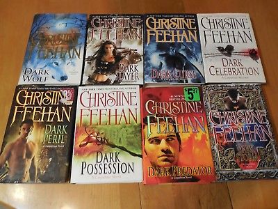 8 Christine Feehan Titles Hardcover w/jackets Fiction Paranormal Fantasy