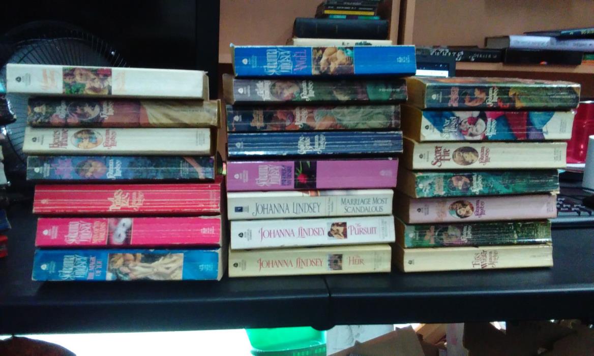 22 Johanna Lindsey Historical Romances See List for titles
