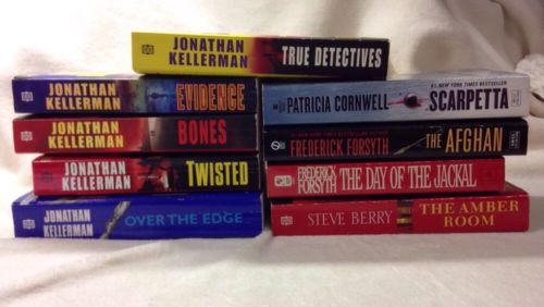 9 PB Jonathan Kellerman, Patricia Cornwell, Steve Berry, Frederick Forsyth